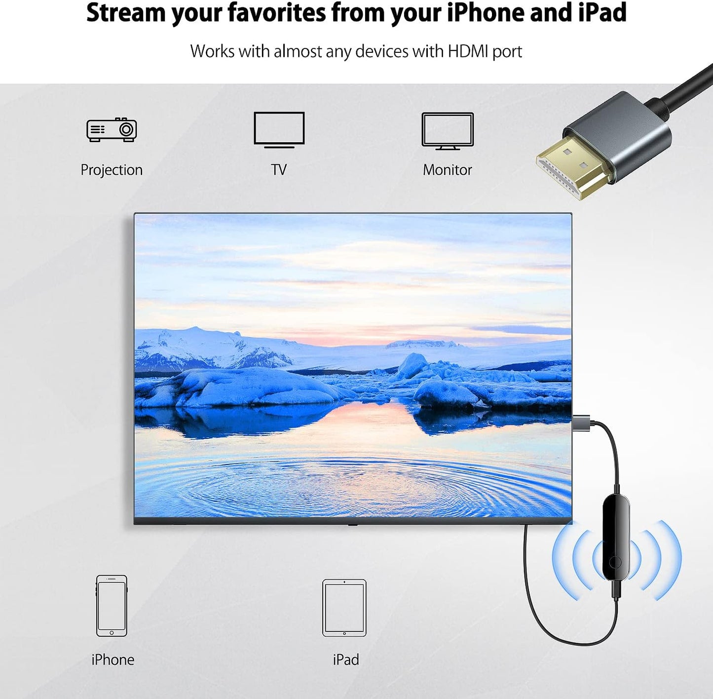 iShare iOS Wireless HDMI Display Adapter