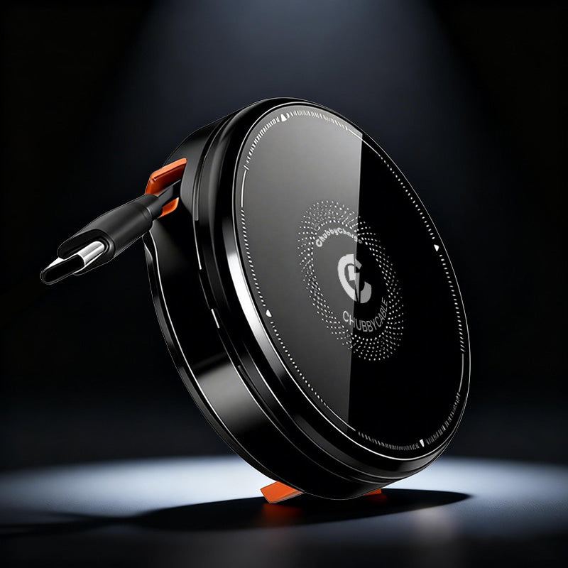 Retractable 3-in-1 Magnetic Wireless Charger & Hidden Stand