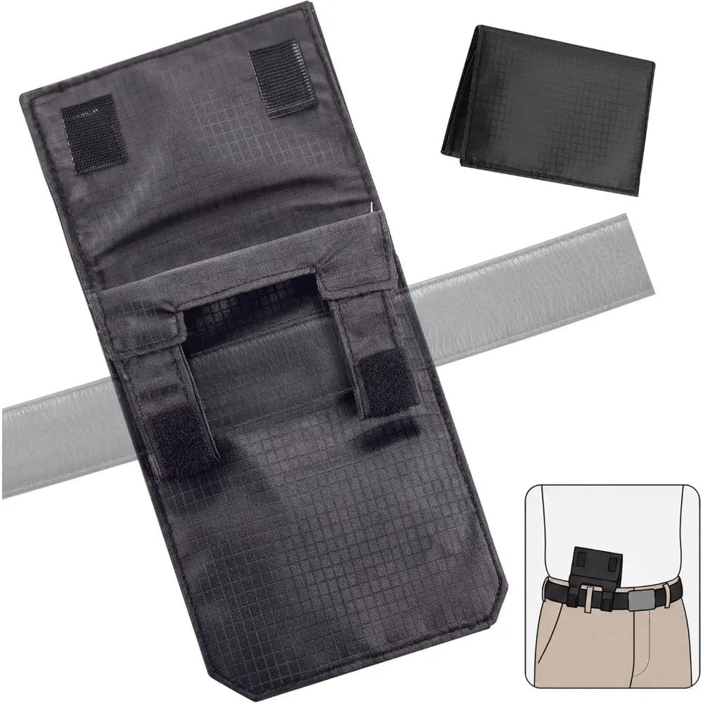 Slim Anti-Theft Passport Belt Pouch