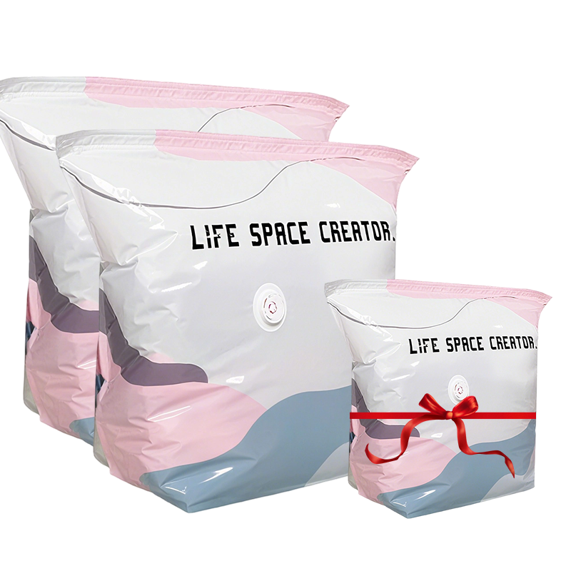 🧳Buy 1 Get 1 Free No‑Pump Vacuum Storage Bags – Press & seal, no pump needed. Saves 80% space, keeps clothes dry & dust‑free. Perfect for bulky bedding & off‑season gear. 🛏️🗄️
