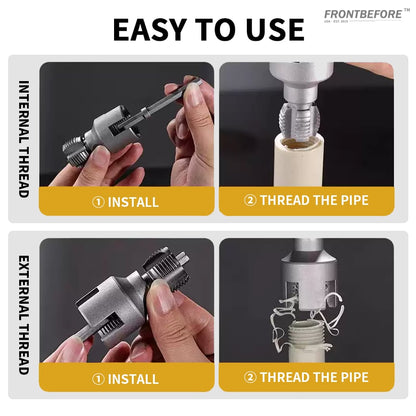 🔥Last day 49% OFF - 🔧Integrated Internal & External Pipe Threading Tool