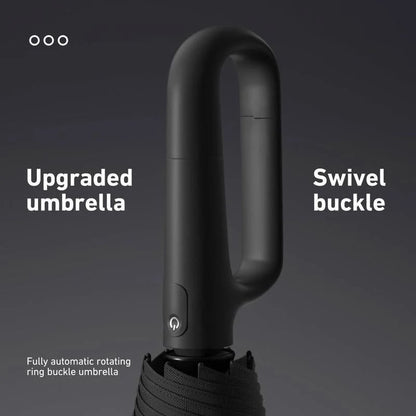🥳2026 HOT SALE🥳💞50K+ SOLD! ☔💨 50% OFF! ☔Portable Automatic Folding Umbrella-Windproof Waterproof with Loop Buckle