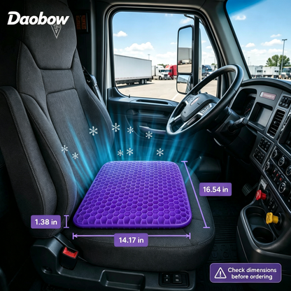 Daobow Double Thick Honeycomb Gel Seat Cushion 🪑Cool Pressure Relief Cushion for Office Car Wheelchair