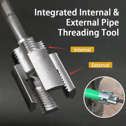 🔥Last day 49% OFF - 🔧Integrated Internal & External Pipe Threading Tool