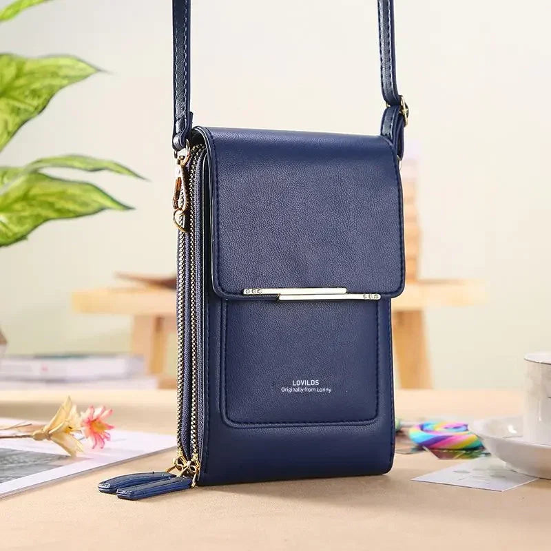 🔥Final 3 Hours: 60% OFF  LOVILDS™2026 Trendy Minimalist Elegant Women's Touchscreen Crossbody Phone Wallet