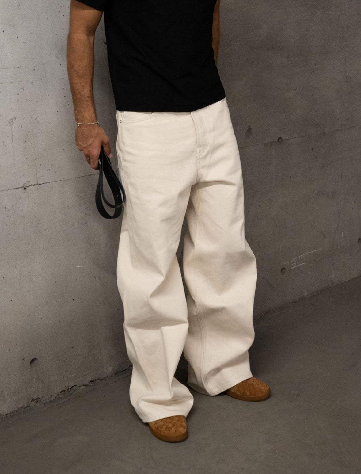 13OZ WIDE LEG RAW DENIM