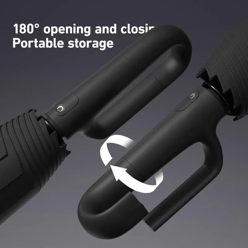 🥳2026 HOT SALE🥳💞50K+ SOLD! ☔💨 50% OFF! ☔Portable Automatic Folding Umbrella-Windproof Waterproof with Loop Buckle