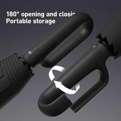 🥳2026 HOT SALE🥳💞50K+ SOLD! ☔💨 50% OFF! ☔Portable Automatic Folding Umbrella-Windproof Waterproof with Loop Buckle