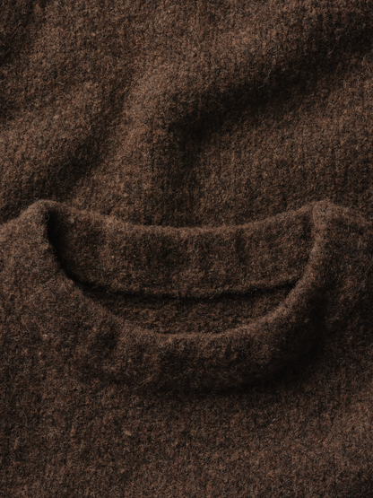 WOOL KNIT CREWNECK | GRAY