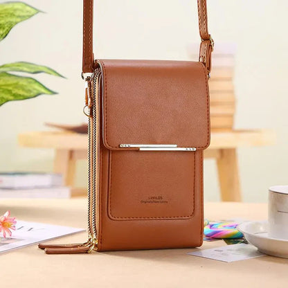 🔥Final 3 Hours: 60% OFF  LOVILDS™2026 Trendy Minimalist Elegant Women's Touchscreen Crossbody Phone Wallet