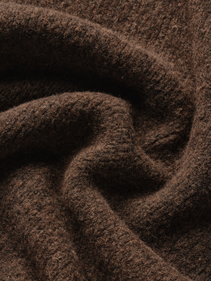 WOOL KNIT CREWNECK | GRAY