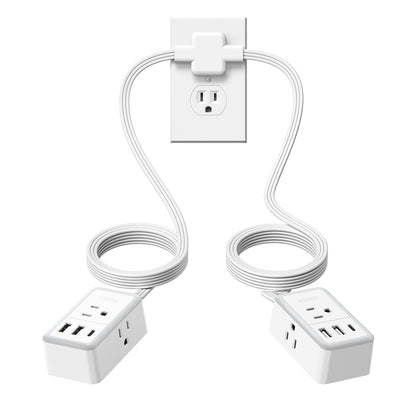 🔋⚡6-in-1 Twin Extension Power Strip