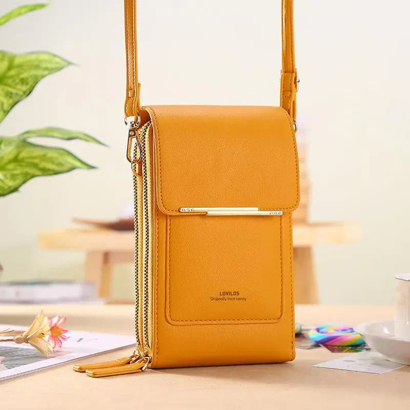 🔥Final 3 Hours: 60% OFF  LOVILDS™2026 Trendy Minimalist Elegant Women's Touchscreen Crossbody Phone Wallet