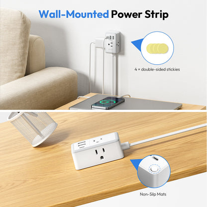 🔋⚡6-in-1 Twin Extension Power Strip