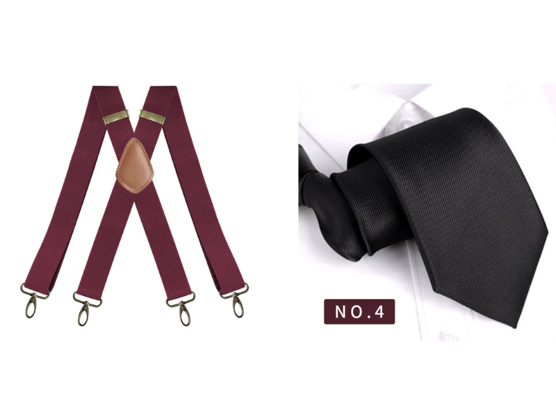 📢📢50% OFF !! ⏰Men's X-Back Suspenders with Hook Clips