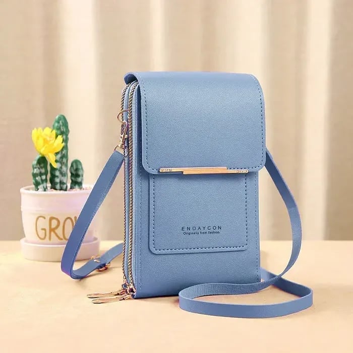 ⏳Only $19.99 Last Day Promotion - ✨RFID Anti-Theft Phone Crossbody – Touchscreen & Multi-Compartment Design📱