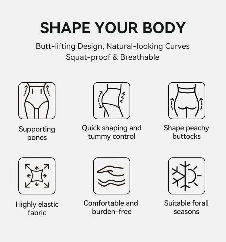 🔥New Year Sale 🔥 Buy 2 Get 1 FREE - High Waisted Tummy Control Butt Lifter