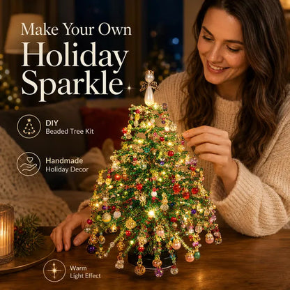 🎄✨ DIY Beaded Christmas Tree Kit – 🎅Create Your Own Sparkling Holiday Decoration(📦Buy 2 Free Shipping）