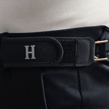 Tactical Metal Hook Elastic Belt (Unisex) - Patented No - Buckle Invisible Design | Soft Adjustable Side