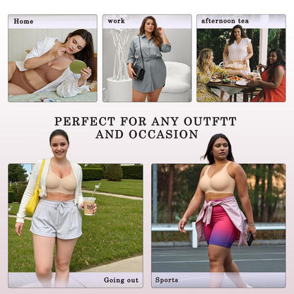 Comfortable Wireless Full Coverage Jelly Smoothing Bra