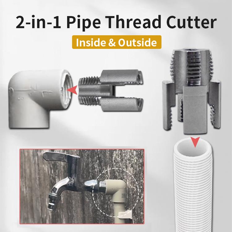 🔥Last day 49% OFF - 🔧Integrated Internal & External Pipe Threading Tool