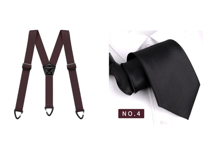 📢📢50% OFF !! ⏰Men's X-Back Suspenders with Hook Clips