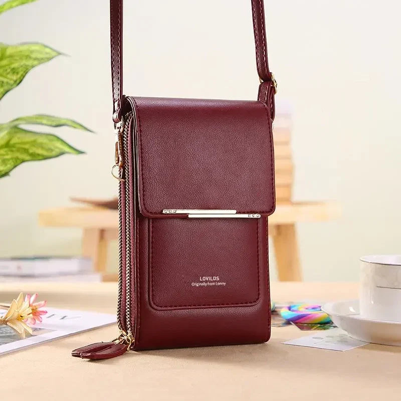 🔥Final 3 Hours: 60% OFF  LOVILDS™2026 Trendy Minimalist Elegant Women's Touchscreen Crossbody Phone Wallet