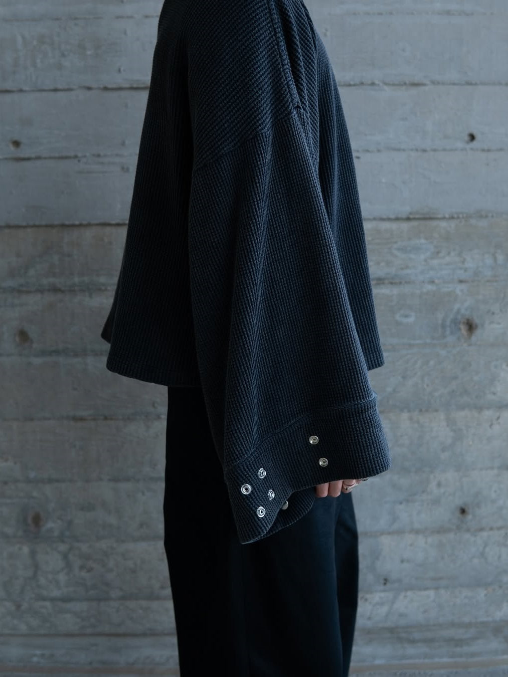WAFFLE WIDE SLEEVE THERMAL