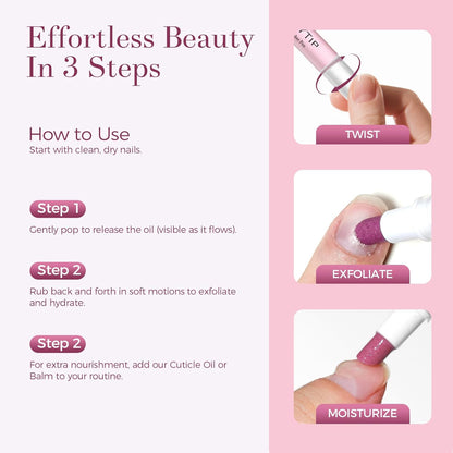 🔥🖌️Cuticle Pusher Pen 2.0 – More Oil, More Glow, Same Effortless Care