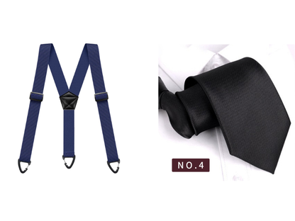 📢📢50% OFF !! ⏰Men's X-Back Suspenders with Hook Clips