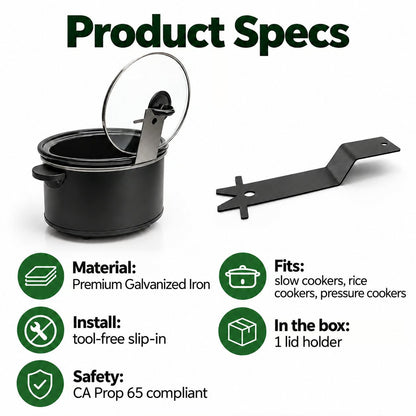 🔥HOT SALE 49% OFF - 🍳Multifunctional Anti-Slip Cooker Lid Stand - Space-Saving Kitchen Counter Organizer