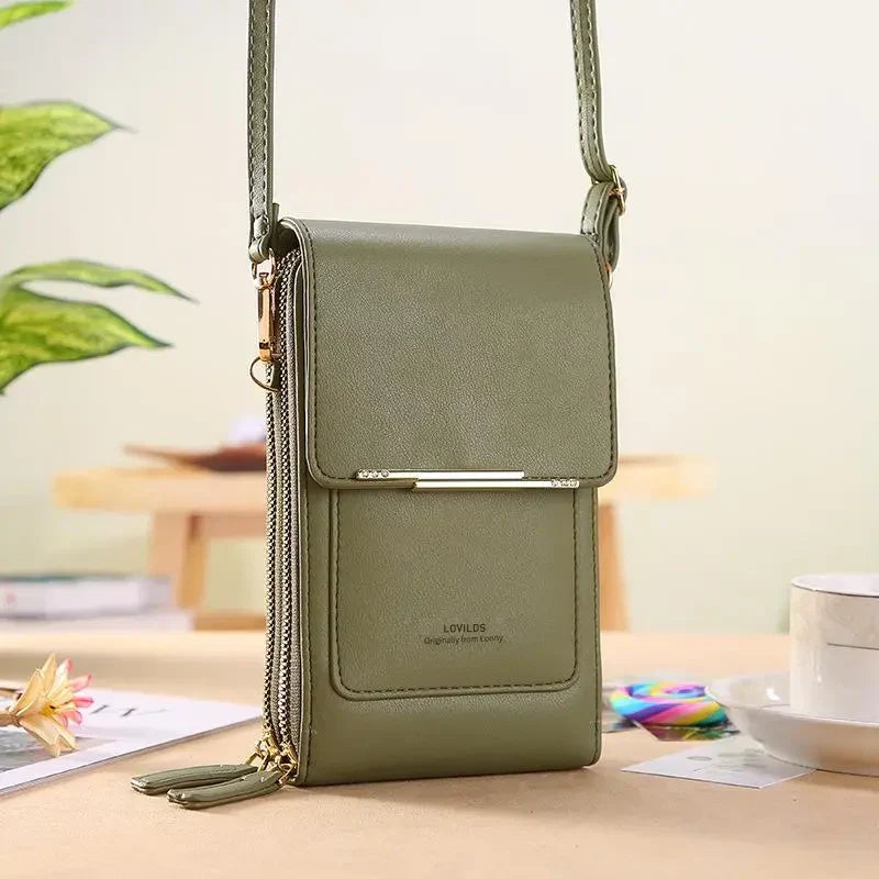 🔥Final 3 Hours: 60% OFF  LOVILDS™2026 Trendy Minimalist Elegant Women's Touchscreen Crossbody Phone Wallet