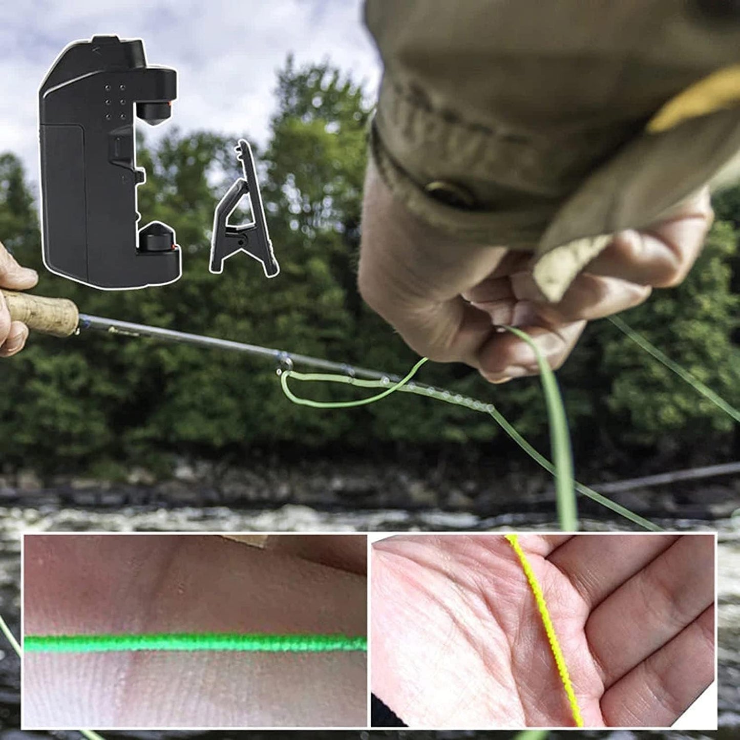 Electric Fishing Line Knot Tying Tool Automatic Knot Machine
