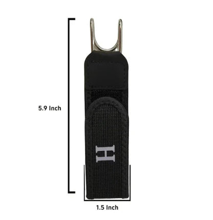 Tactical Metal Hook Elastic Belt (Unisex) - Patented No - Buckle Invisible Design | Soft Adjustable Side