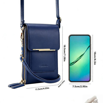 🔥Final 3 Hours: 60% OFF  LOVILDS™2026 Trendy Minimalist Elegant Women's Touchscreen Crossbody Phone Wallet