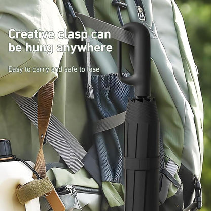 🥳2026 HOT SALE🥳💞50K+ SOLD! ☔💨 50% OFF! ☔Portable Automatic Folding Umbrella-Windproof Waterproof with Loop Buckle