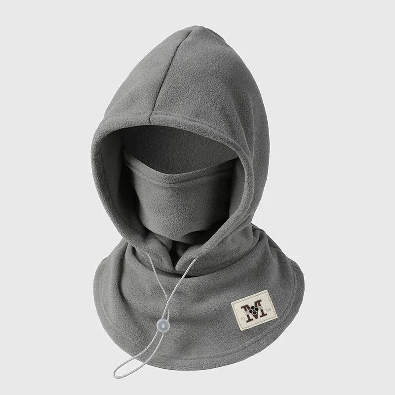 One-piece warm mask hat, Outdoor cycling windproof warm hat with neck mask
