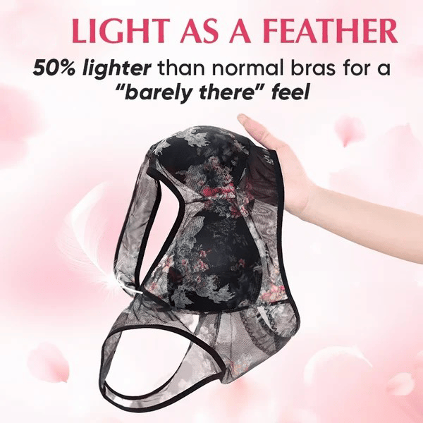 🎁 Super gather bra | Ice Silk Lace Cooling Comfort Bra