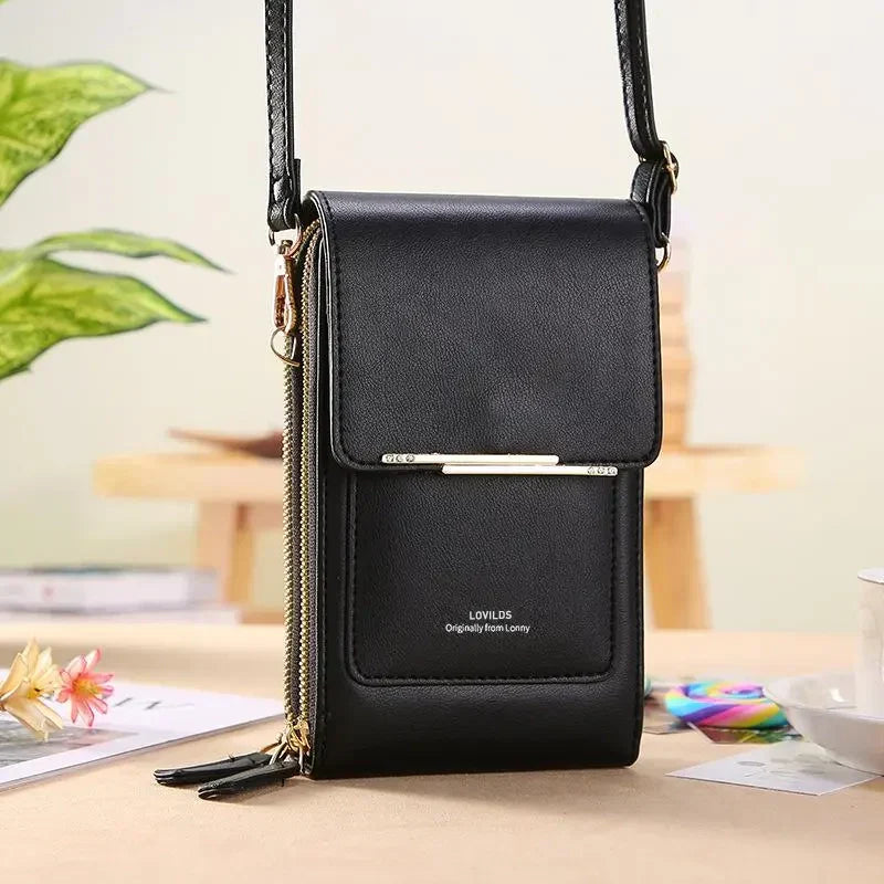 🔥Final 3 Hours: 60% OFF  LOVILDS™2026 Trendy Minimalist Elegant Women's Touchscreen Crossbody Phone Wallet