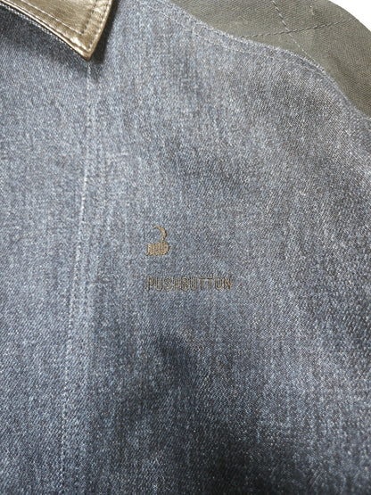 Thread Haven® MEN’S FILBERT FLIGHT JACKET - MED INDIGO - WORN IN