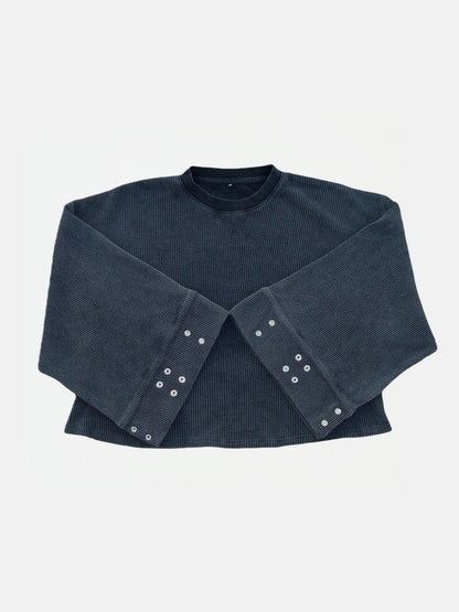 WAFFLE WIDE SLEEVE THERMAL