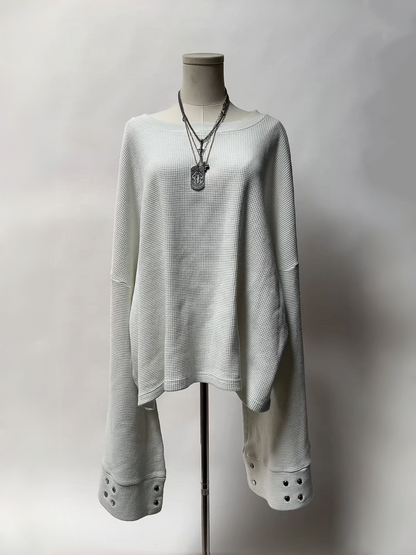 WAFFLE WIDE SLEEVE THERMAL