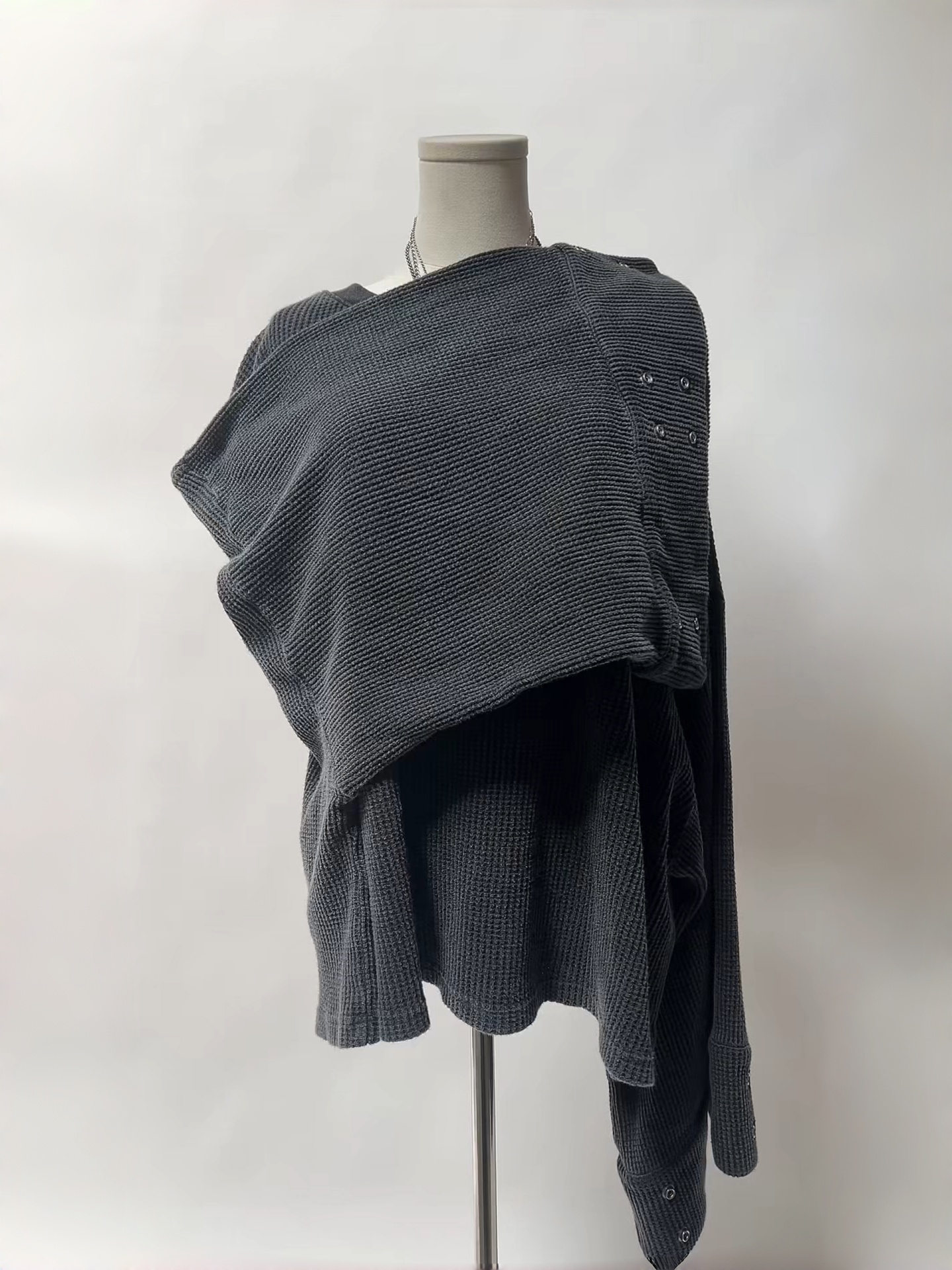 WAFFLE WIDE SLEEVE THERMAL