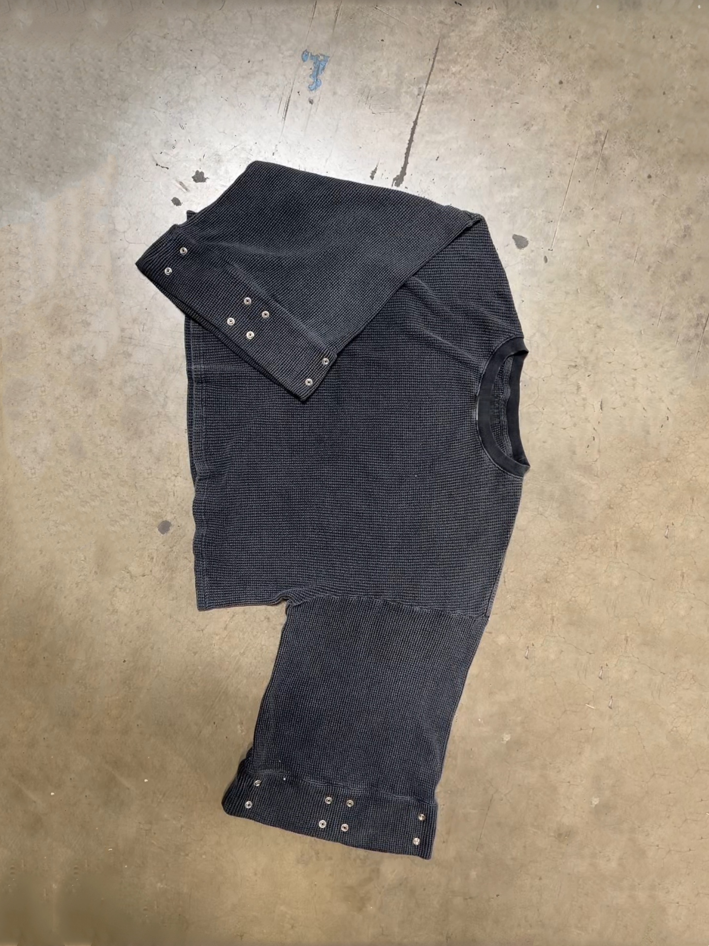 WAFFLE WIDE SLEEVE THERMAL