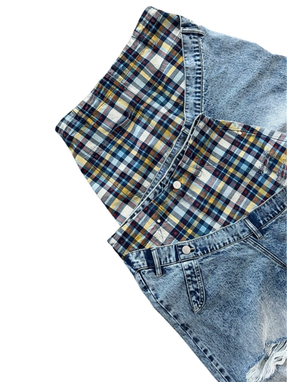 SLANTED RUNWAY DENIM