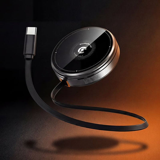 Retractable 3-in-1 Magnetic Wireless Charger & Hidden Stand