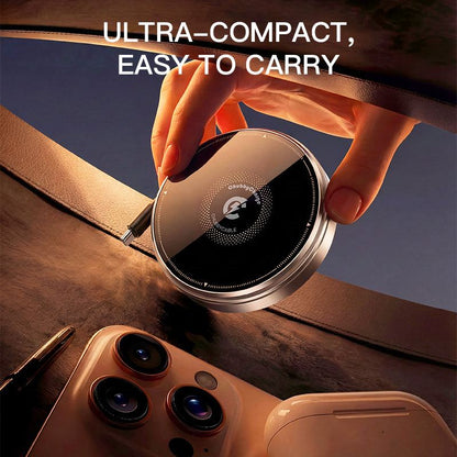 Retractable 3-in-1 Magnetic Wireless Charger & Hidden Stand