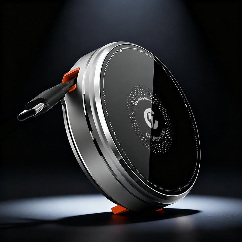 Retractable 3-in-1 Magnetic Wireless Charger & Hidden Stand