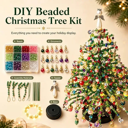 🎄✨ DIY Beaded Christmas Tree Kit – 🎅Create Your Own Sparkling Holiday Decoration(📦Buy 2 Free Shipping）