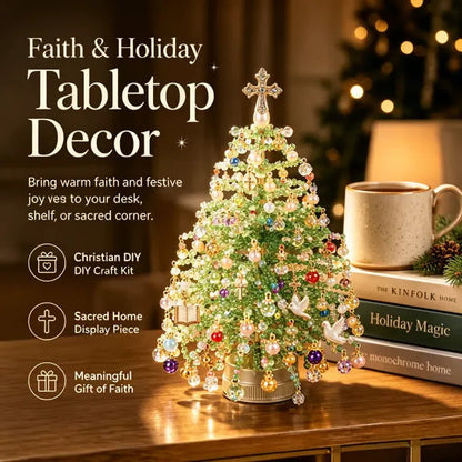 🎄✨ DIY Beaded Christmas Tree Kit – 🎅Create Your Own Sparkling Holiday Decoration(📦Buy 2 Free Shipping）